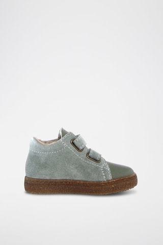 Sapatilhas de couro Albus - Verde e cinzento