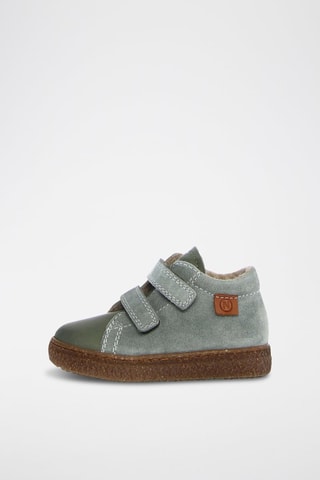 Sapatilhas de couro Albus - Verde e cinzento