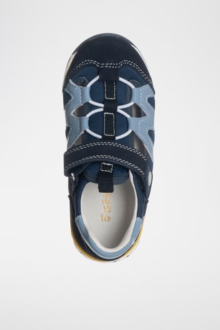 Sapatilhas em couro - Azul-marinho