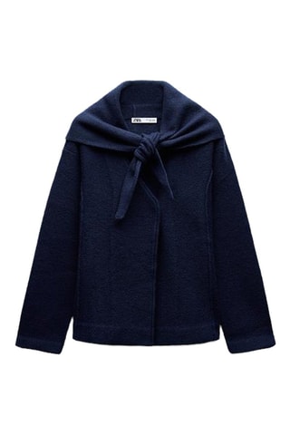 Wollen Vest - Marineblauw