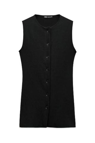 Mouwloos Vest - Zwart