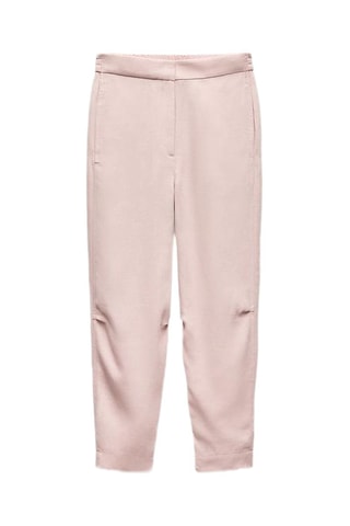 Linnen Pyjamabroek - Poederroze