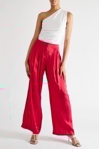 Broek Hoge Taille - Fuchsia