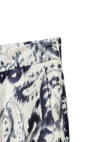 Broek - Ecru en Marineblauw