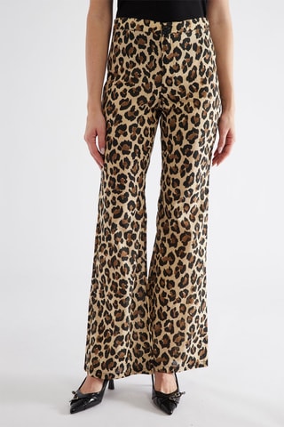 Broek Wide Legs - Beige