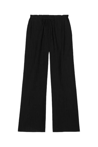 Soepelvallende Broek - Zwart