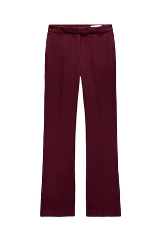 Rechte Broek - Bordeauxrood