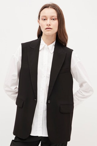 Mouwloos Jasje Zwart
