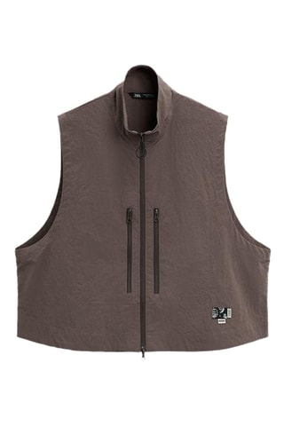 Mouwloos Jasje - Taupe