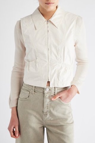 Mouwloos Jasje - Wit