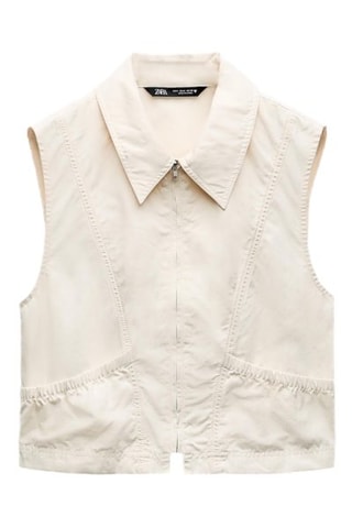 Mouwloos Jasje - Wit