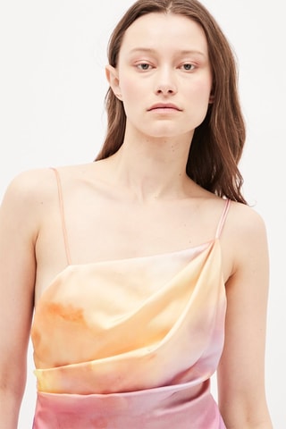 Top Poederroze en ecru