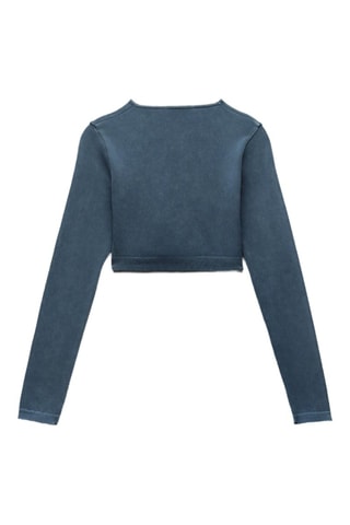 Crop Top - Blauw