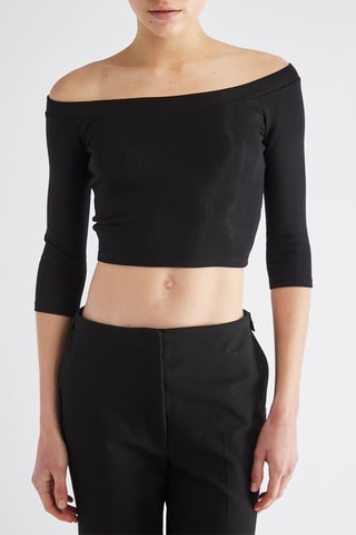 Crop Top - Zwart