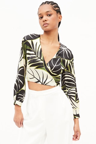 Crop Top Beige en Bruin