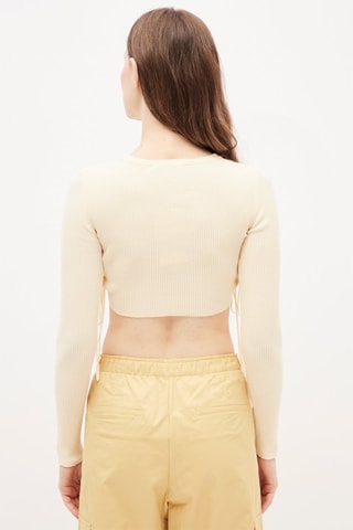 Crop Top Geel