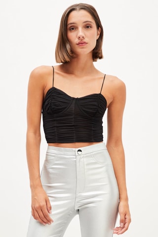 Crop Top - Zwart