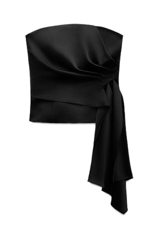Strapless Top - Zwart