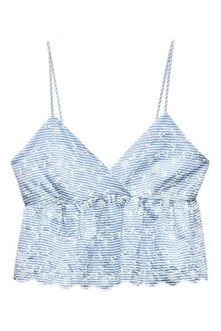 Crop top - Hemelsblauw