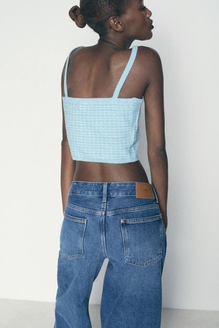 Crop top - Hemelsblauw