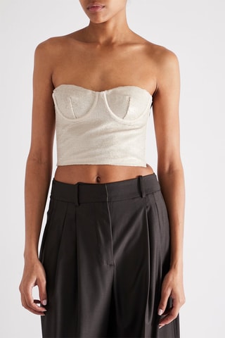 Stapless Top - Beige