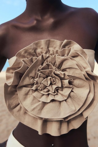 Stapless Top - Beige