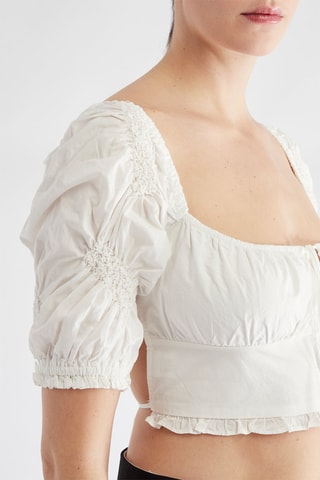 Crop top - Wit