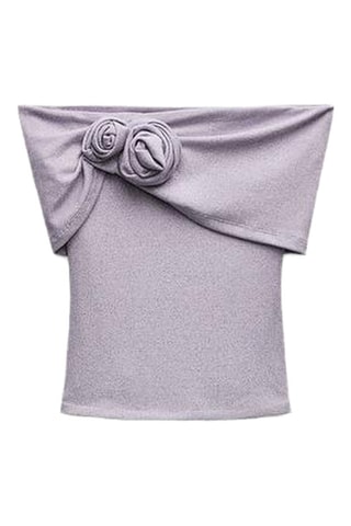 Strapless Top - Paars