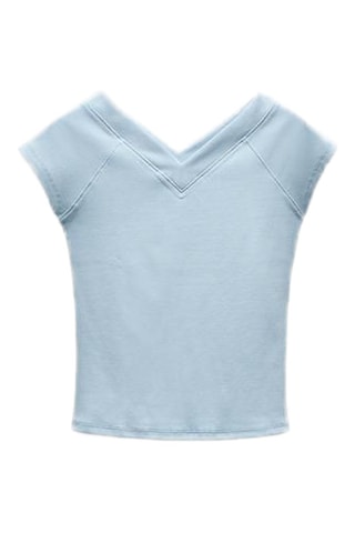 Top - Hemelsblauw
