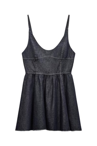 Spijkerskaterjurk - Zwart