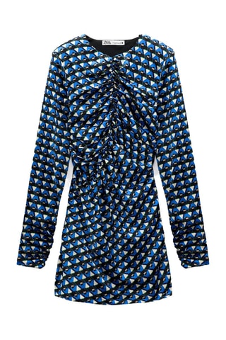 Nauwaansluitende Jurk - Indigoblauw