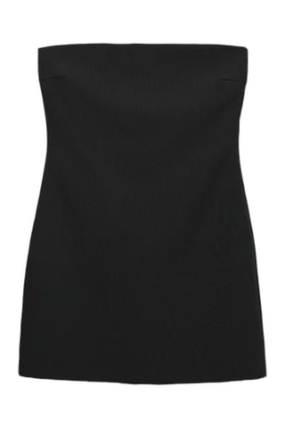 Strapless Jurk - Zwart