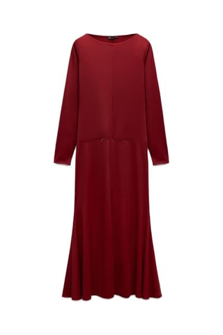 Lange Jurk - Bordeauxrood