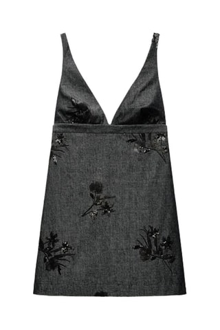 Trapezium Jurk - Grijs