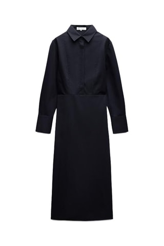 Jurk Trompe-l'œil - Zwart