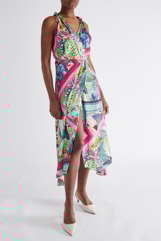 Wikkeljurk - Blauw en Fuchsia