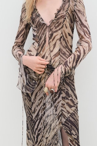 Lange jurk - Antraciet