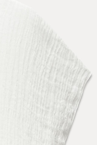 Rechte Linnen Jurk - Wit