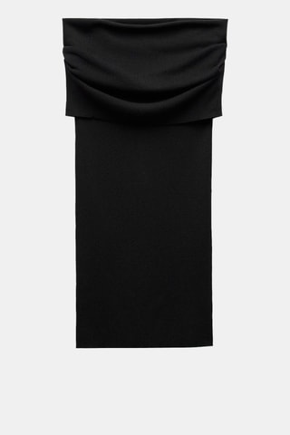 Nauwaansluitende Jurk - Zwart