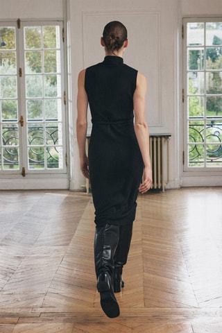 Nauwaansluitende Jurk - Zwart
