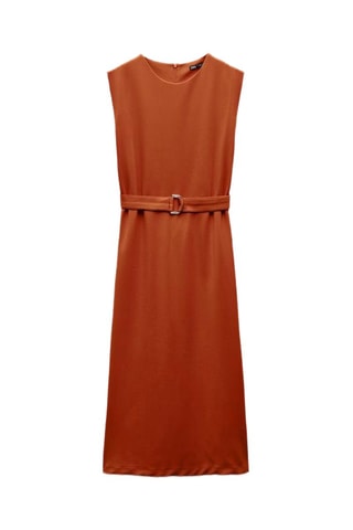 Midi-jurk - Steenrood