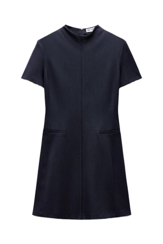 Rechte Jurk - Nachtblauw