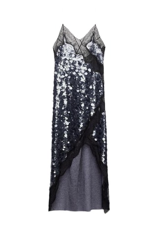 Lange Jurk - Zilverkleurig