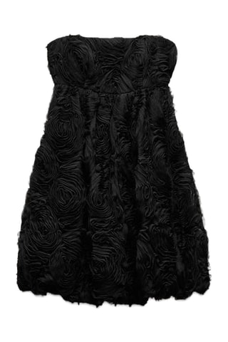 Strapless Jurk - Zwart