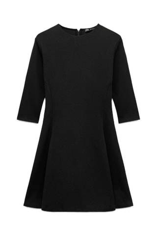 Trapezium Jurk - Zwart