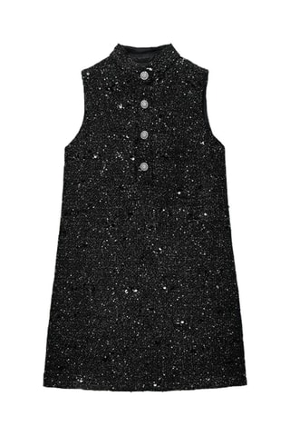 Trapezium Jurk - Zwart