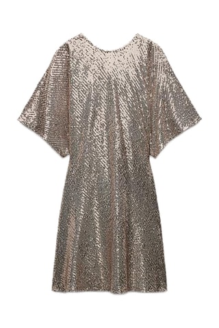 Rechte Jurk - Roségoudkleurig