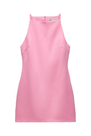 Rechte Jurk - Poederroze