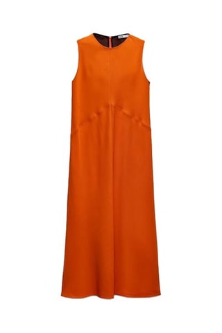 Trapezium Jurk - Oranje