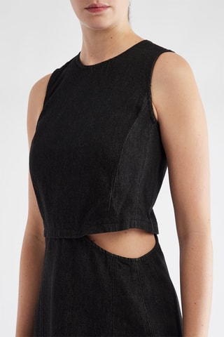 Mouwloze Jurk - Donkerblauw